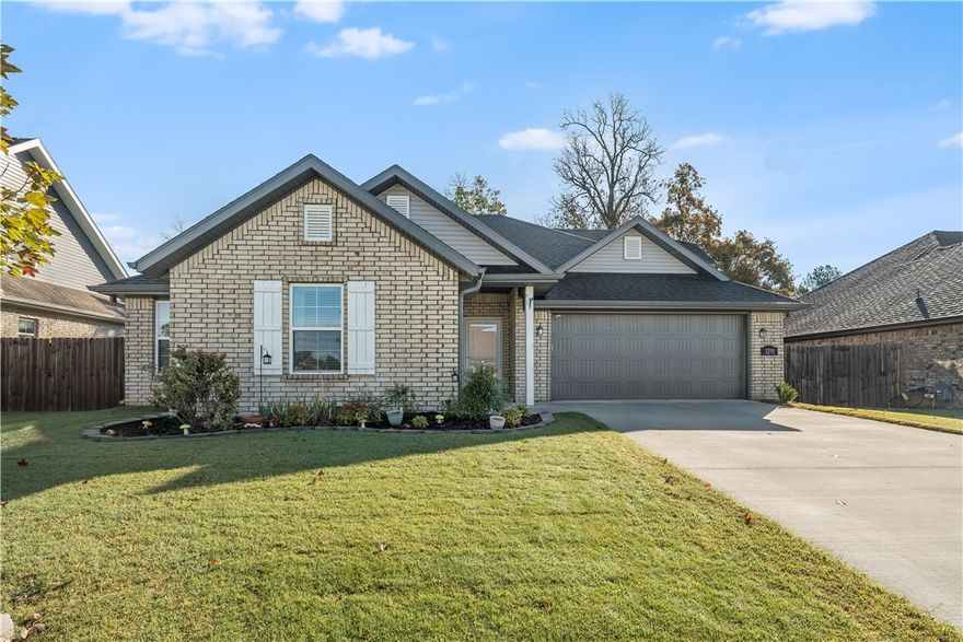 Light. Space. Privacy. This two-story beauty delivers all three. Soaring ceilings and sun-drenched rooms open into an entertainer's dream layout — gas fireplace in the living room, granite kitchen with endless counter space, and a covered back patio overlooking a fully fenced, secluded backyard.
The primary suite is the escape you've been looking for: large walk-in shower, walk-in closet, and direct access to the laundry room so mornings actually run smoothly. Need a home office, playroom, or guest space? The fourth bedroom upstairs has you covered.
Homes that check every box at this price don't last. Come see it.