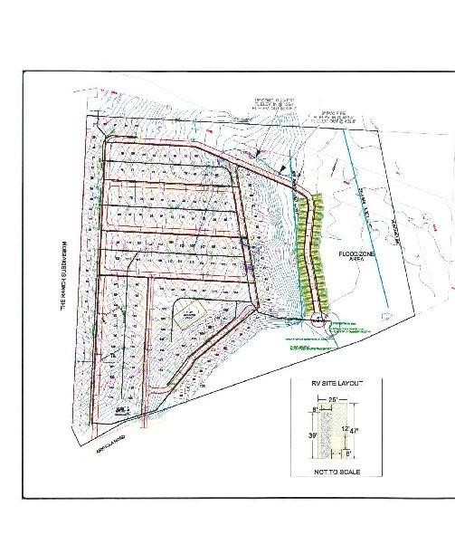 45+ acres zoned, plotted, and to be approved for 168 mobile home park with 38 RV spots. Land will be sold as shovel ready project. 59 x 120 lots.
Can also be bought fully completed, see MLS # 1306090