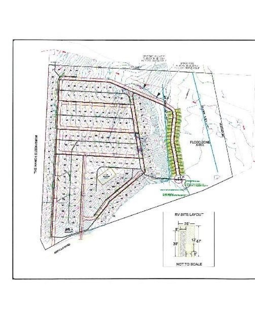 45+ acres zoned, plotted, and to be approved for 168 mobile home park with 38 RV spots. Land will be sold as shovel ready project. 59 x 120 lots.
Can also be bought fully completed, see MLS # 1306090