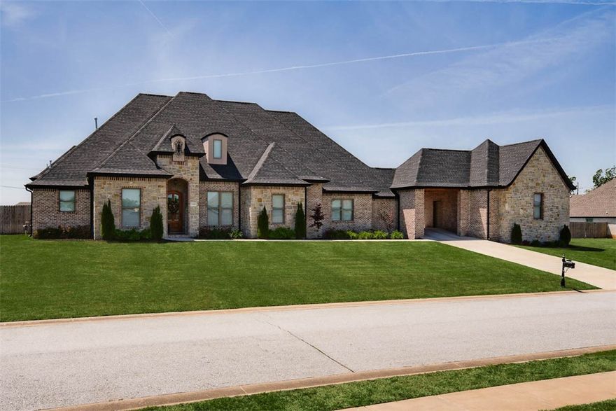 Stunning one owner custom built home in Ridgewood Subdivision. This home is like new built in 2018 with an ideal layout.Features include three bedrooms, each with their own full bath plus one half bath. Office located in the front of the home has a wall lined with custom built-ins.Secret room located off of the playroom in the back of the home, this room could be used as another bedroom. Hardwood floors throughout, immaculate carpet in bedrooms, open layout, outdoor entertainment area in backyard. The chef's kitchen is open to the family room featuring 3cm granite,designer paint colors and high end fixtures.
