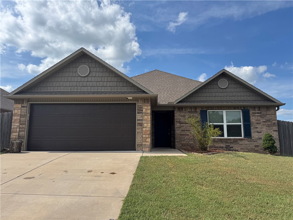 Welcome to this spacious 3 bedroom, 2 bathroom home located in the highly desirable neighborhood of Stone Ridge. Close to schools and shopping, restaurants, the hospital, and walking trails. This charming home features a large fenced-in backyard, perfect for enjoying the outdoors in privacy. A large storage shed is included and can be used to store all your toys and tools. Lawncare can also be included. Newly renovated- this home features new paint, LVP floors throughout, new granite countertops, new blinds, new oven. Don't miss out on this fantastic opportunity to call this home! No smoking. Pets negotiable. All applicants over the age of 18 must submit to a background and credit check.