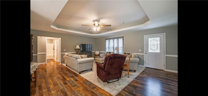 Beautiful Newer Home on 1 Acre! Built in 2021, this stunning 3 bedroom, 2 bathroom home features an attractive brick and rock exterior and has been immaculately maintained. Inside, you’ll find a clean, well-kept interior with a comfortable layout that feels like new. The kitchen comes fully equipped with all appliances conveying, making it move-in ready and perfect for everyday living or entertaining. Situated on a spacious 1-acre lot, this property offers plenty of room to enjoy the outdoors. Relax on the large back porch and take in the peaceful surroundings, making it the perfect place to unwind after a long day. If you’re looking for a beautiful newer home with space, comfort, and a quiet setting, this one is a must see!