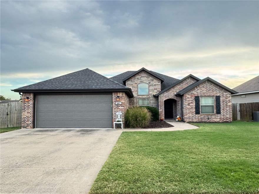 Welcome to the beautiful Cave Springs! This 4-bedroom, 2-bath home sits on a spacious corner lot and offers the perfect blend of comfort and style. Enjoy an open layout filled with natural light, a modern kitchen with granite countertops and stainless appliances, and a cozy living area ideal for entertaining. The primary suite features a private bath and walk-in closet, while three additional bedrooms provide space for guests, work, or play. Step outside to a covered deck overlooking the backyard—perfect for relaxing or gatherings. Conveniently located near top-rated schools, parks, shopping, and just minutes from Bentonville and Rogers. Move-in ready and beautifully maintained, this Cave Springs gem is ready to welcome you home!