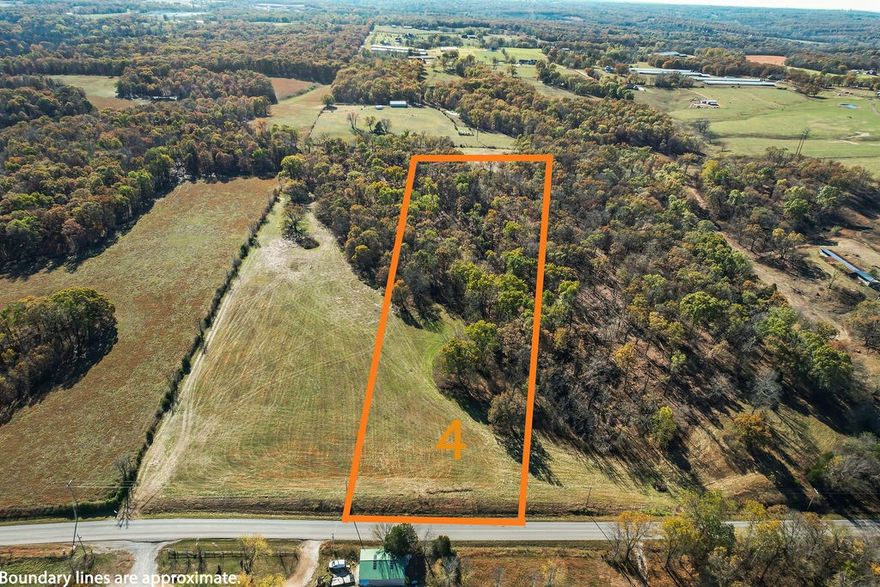Last lot available! Excellent location to build your dream house with enough land for some livestock or horses. See photos/attached plat. (Note, photos were taken prior to homes built on other lots).