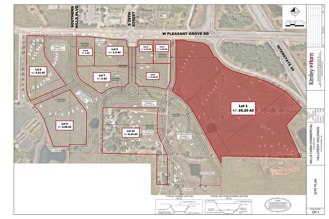 25.20 AC W Pleasant Grove Road Lot 1