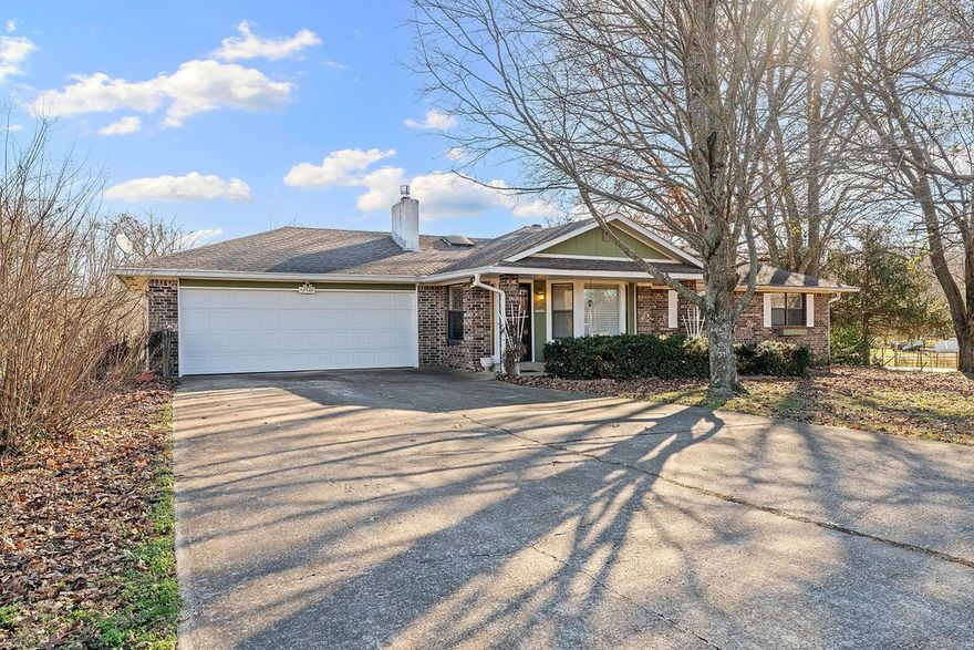 If you’re looking for space and a home you can make your own, this all-brick property checks the boxes. Step inside to a large living room that flows seamlessly into the kitchen and dining area, creating a comfortable open-concept layout. Just off the kitchen, the pantry and utility area leads directly into a bright laundry/sunroom with deck access, perfect for morning coffee, hobbies or extra storage. Outside, enjoy the new Trex deck, designed for durability and low-maintenance outdoor living. The large primary suite includes an ensuite bathroom. A 12x25 storage shed with electricity provides room for storage or use as a workshop. The garage features built-ins for easy organization, attic access, and an oversized bay door. Practical updates include HVAC system(2020), natural gas heater in the living room, gutters, new garage bay door, and a new deck (2024).This home offers plenty of storage and incredible potential. Come see it in person and make it yours!