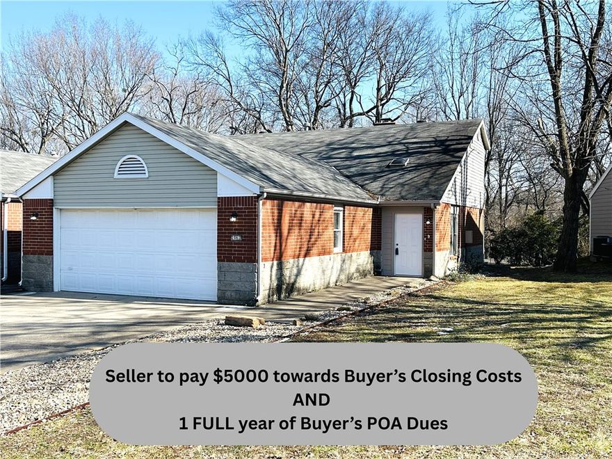 Sellers to pay $5000 towards buyer's closing concessions AND 1 full year of POA Dues. Lovely East Fayetteville condo within walking distance to Gulley Park, trails, restaurants and just a few miles from Lake Fayetteville, the University of Arkansas and the Entertainment District.  Inside, you will find a fully remodeled home, complete with fresh paint, new flooring, updated lighting and fresh fixtures throughout.  The kitchen has been modernized with quartz countertops, subway tile backsplash, and new stainless steel appliances. The first floor also features an outdoor covered patio, a large living and dining area and a downstairs master suite for convenience.  Upstairs you will find a second bedroom and bath and a versatile third room, perfect as a bedroom or office, with balcony views of the neighborhood park, trails, tennis courts and pool.  The tennis courts and pool are soon to undergo a full renovation.  Enjoy carefree living while the POA takes care of exterior maintenance, landscaping, insurance, and more.