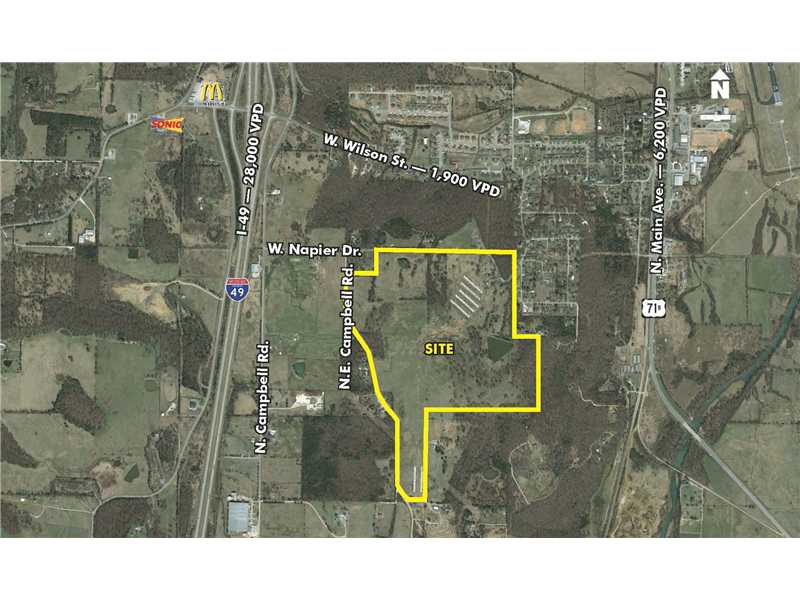 This is a beautiful property in close proximity to I-540. 163 +/- acre tract for sale.