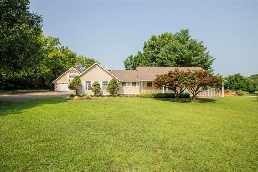 Location Location Location!! Located less than 1 mile from Coler Mountain trailhead and less than 1.5 miles from Bentonville Square. All with the elbow room .9 acres. 3313sf includes 2 living areas, 2 kitchens, 3 bedrooms and a bonus room. 4 car tandem garage features all the room you need to park your cars and work on your bikes! Incredibly unique opportunity for a large home and huge lot near Downtown and Trails!