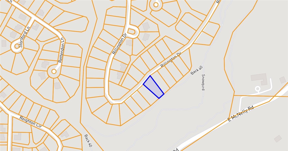 Build your dream home!! .36 acre gently sloping lot with the Back 40 Loop Trail Bordering the back of the property. Steps away from the Snowbird Trailhead! Minutes away from the Metfield Golf Complex. Bentonville School District and only a 10 minute drive to the Walmart Home Office and Downtown Bentonville. There has not been a soil test or survey done on this property. The flags on the property are approximate.