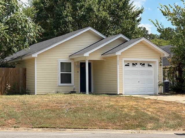 Renovated to perfection! This darling two-bedroom, one bath is ready for a new owner. Nice living area with French doors leading to the patio. Completely updated kitchen with all new cabinets, countertops, and appliances. A stackable unit is a bonus. Single garage. Wood privacy fence.