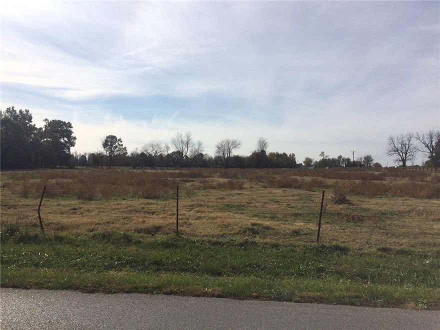 Property has Goad Springs and Oakwood frontage also I-49 frontage. Excellent property in Commercial growth area .