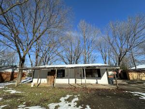 Remodel and reap the rewards. 2 bedroom 1 bath home on a slab with two outbuildings. Home sold as is.