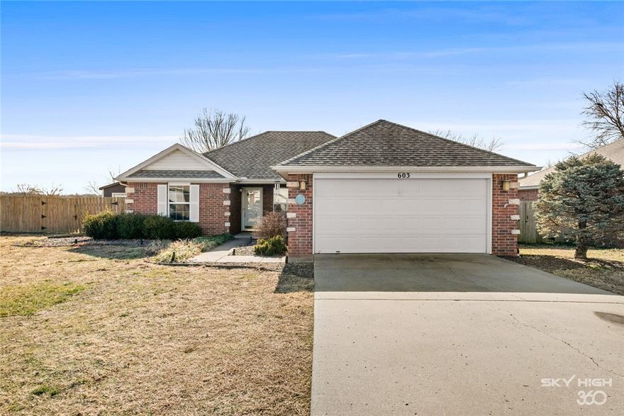 Adorably updated 3 bedroom house with 2 baths. Brand new kitchen appliances and a new above ground pool with a deck in the back. Enjoy friends and family around your fireplace or out back by the pool, while also having plenty of storage space with your detached building with garage door. Brand new garage door on the house with updated paint throughout.
