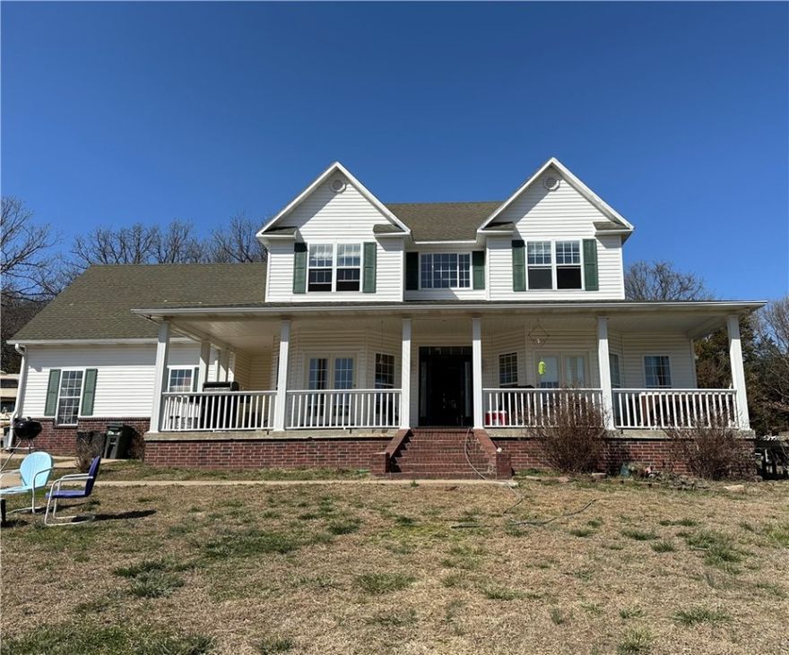 Price reduction PLUS $50,000 buyer allowance with an acceptable offer!
Be the guardian of this magnificent and rare Northwest Arkansas real estate find. Versatile 98.11 Acres has endless possibilities: Livestock, crops, venue, hunting, possible future development or just enjoy the privacy!
Approx 51 AC are in pasture of established grass w/ 3 ponds and a creek. Balance of the acreage contains wooded areas w/ rock formations and wet weather waterfalls. 
Farm-style, 5BR/2.5BA home boasts:
Large kitchen w/ solid oak cabinetry & granite countertops, formal + breakfast area dining, fireplace in the living room and VERY generously sized bedrooms. Panoramic views of the valley and mountains from the porch! Located 1 mile from Hwy 62 bypass Prairie Grove. 10 miles from the I-49 corridor and 11 miles from the University of Arkansas. Proof of funds or pre-approval required prior to viewing property.