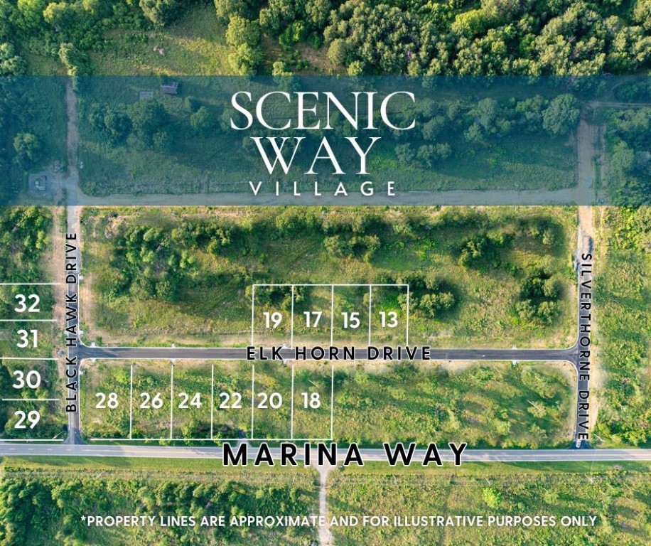 Build Your Vision in Scenic Way Village - Seize the opportunity to create your ideal home on one of these fantastic lots in Scenic Way Village. Offered at an exceptional value Lots 13, 15, 17, 18, 19, 20, 22, 24, 26, 28, 29, 30, 31, and 32 are ready for your dream home.
This brand-new addition to Russellville is ideally located off Marina Road, just a short stroll to the shores of Lake Dardanelle. Scenic Way Village is renowned for its namesake beautiful sunsets and captivating views of Lake Dardanelle, promising a serene and picturesque setting for your new life.
Future homeowners can choose from several thoughtfully designed builder plans available for the subdivision, or you have the freedom to submit your own custom plans for approval. Come see the potential and visualize your future in Scenic Way Village! Secure your lot and become a part of this exciting new community.