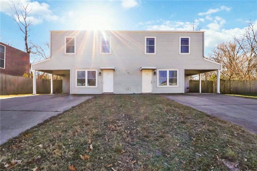 Excellent duplex opportunity near Downtown Springdale! Unit B has been completely remodeled, while Unit A needs only minor TLC—perfect for value-add potential. Both units feature new LVP flooring and updated bathroom vanities. Water heaters and AC units are fairly new, with the water heater in Unit B recently replaced. The roof was replaced in 2025. Located just 4 minutes from Downtown Springdale, this property is within walking distance to Luther George Park and offers easy access to the Razorback Regional Greenway for biking, running, and walking. Enjoy the convenience of being minutes from Onyx Coffee Lab, downtown dining, and Tyson Foods Headquarters. Ideal for investors or first-time buyers looking to take advantage of the continued growth of Downtown Springdale.