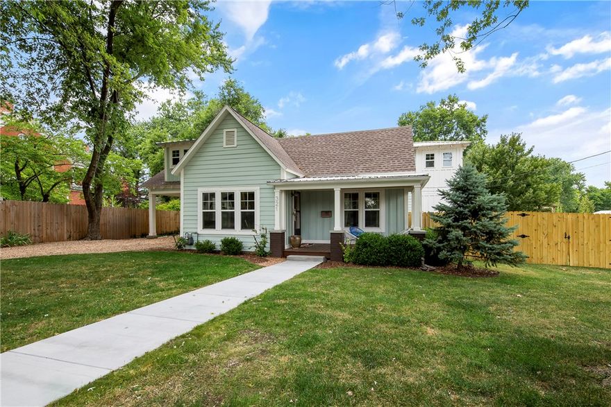 Charming Cottage style home, located in the Market District just off the Downtown Square. Live the walk or bike lifestyle you want in the most desirable section of this quaint City! Hard to find home with 2 living spaces, plus a great lofted area over one of the bedrooms. A real entertaining back yard with huge deck, inground pool and green space for your pets!  A custom built out-building could become your office or pool house, or just use for storage.