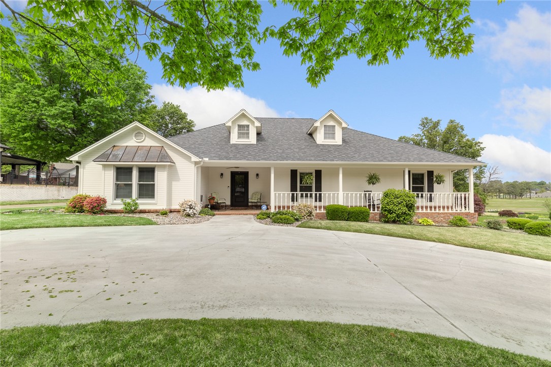 Nestled in a quiet cul-de-sac in a picturesque neighborhood, this stunning southern 4BR/3BA offers 2741 sq ft of thoughtfully designed living space. Just a short chip shot away from the golf course and minutes from shopping and fine dining. The location is as ideal as the home itself. Step inside to find an open foyer, elegant crown molding, and a spacious living area perfect for entertaining. The home features large walk-in closets, a circular driveway shaded by a mature tree, and a professionally landscaped yard. Enjoy outdoor living on the expansive deck. Anderson Windows, Hot water heater 3 years old.