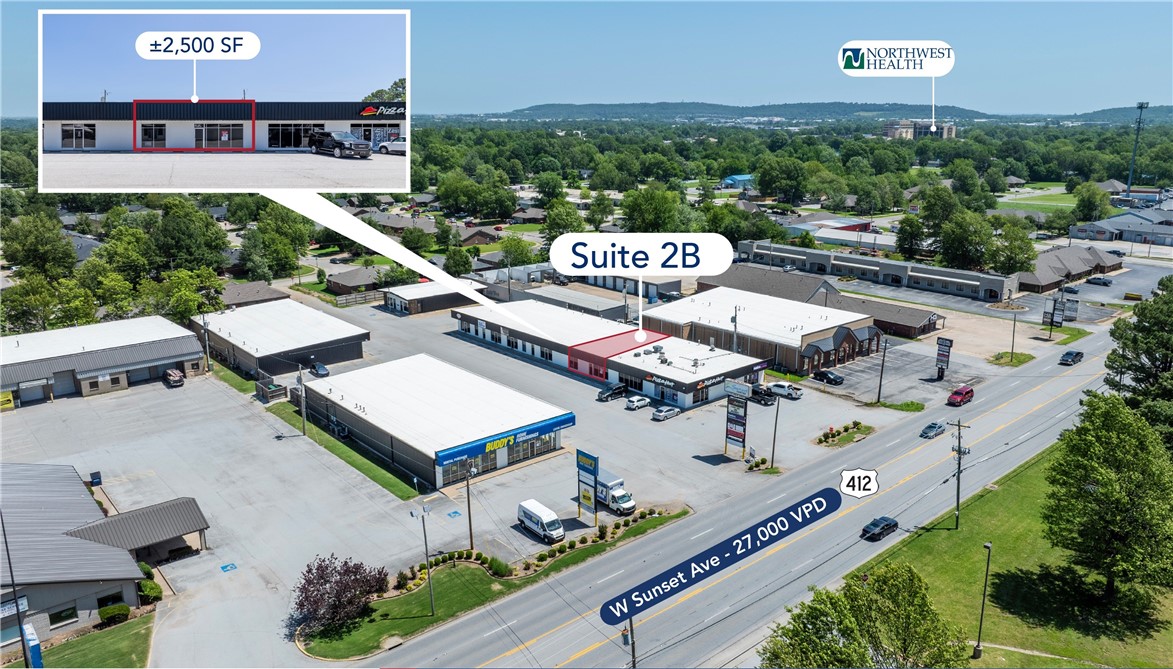 Suite 2B - ±2,500 SF
• Delivered in white boxed condition
• Can be combined for a total of 3,900 SF
• Mostly Open floorplan with private restrooms