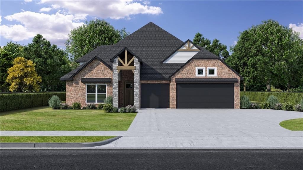 Maple Estates in Centerton offers prime access to Bentonville’s West High School Campus, nearby schools, and top amenities including a pool, clubhouse, basketball court, and pond. Residents enjoy close proximity to state-of-the-art schools, medical facilities, shopping, entertainment, Downtown Bentonville, and Walmart’s Home Office. Welcome to the Sage plan—a spacious and well-designed two-story home offering 2,929 sq ft of living space. This 4-bedroom, 3.5-bathroom layout includes two bedrooms and a game room upstairs, while the main level features one secondary bedroom and a private primary suite with direct access to the utility room for added convenience. The open-concept living area flows seamlessly into a thoughtfully designed kitchen, complete with a breakfast nook, double island, and an expansive walk-in pantry making it a standout space for cooking and gathering. Additional highlights include a covered back patio with a convenient storage room and a three-car garage.
