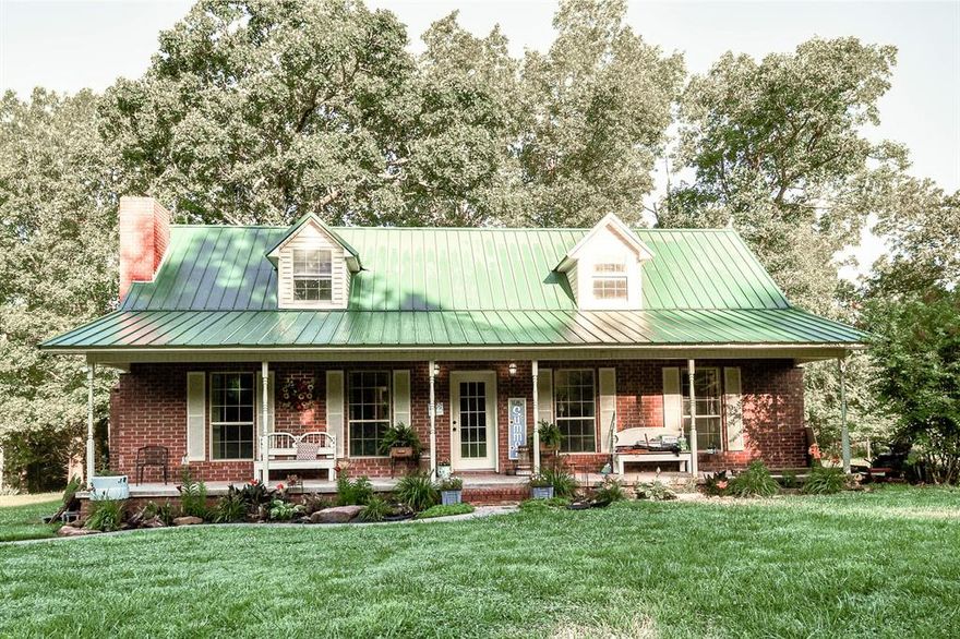 Check out this beautiful turn-key brick home in the Arkansas Ozarks on 5.5 secluded acres. Acreage is mostly level with open and wooded ground. Home's main level features a large living room with gas fireplace, kitchen/dining combo, primary bedroom and bath, guest bath and laundry. Upstairs are two large bedrooms with dormer windows. The covered front porch and the covered deck  let you soak in the tranquility of a beautiful secluded setting. Property is located near the Buffalo National River, between Silver Hill and Marshall. 15 minutes to Tyler Bend and less to Bear Creek, Grinders Ferry and Marshall. Less than 90 minutes to Branson, MO, and world class fishing in Bull Shoals, Table Rock, Greers Ferry and Norfork Lakes, the White, Kings, and  Little Red Rivers, Crooked and Clear Creeks, along with many swimming, floating, hiking, camping, fishing, hunting and sightseeing venues! A great spot for an Air BnB or permanent residence. This property really deserves your attention! Come and enjoy the Ozarks from here!