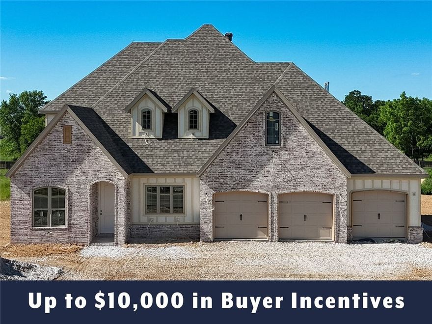 Up to $10,000 in buyer incentives available, including $6,500 from the builder and $3,500 from the preferred lender. These incentives may be used toward closing costs, prepaids, or a rate buydown. The builder portion may also be used as an appliance credit. This home offers a semi-custom opportunity, with certain interior selections still available to change based on the current stage of construction. Located in County Line Square near Shaw Family Park. The Fairview opens to the main living area with a fireplace and 3 large windows. The kitchen includes a large island, GE Profile stainless steel appliances, and ceiling-height cabinets. A bedroom and full bathroom are on the main level, along with the primary suite featuring a vaulted ceiling, double vanity with centered makeup vanity, walk-in shower, and walk-in closet connected to the laundry room. Upstairs offers 3 bedrooms and a full bathroom. Fence, gutters, and blinds are included. A community pool and pavilion are coming soon for residents to enjoy.