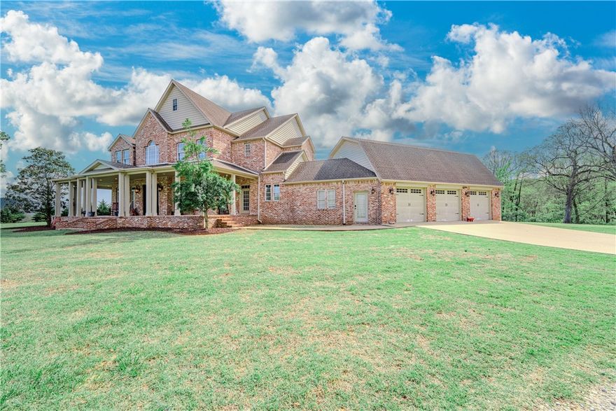 This Entertainer's dreams is back on the market! Gorgeous recently remodeled 3 bed, 5 bath, 3 car garage on 2.04 private acres. Valuted entry, open concept. Eat-in Kitchen w/custom cabinets, 2 islands, prep sink & farmhouse sink, subzero fridge, pantry, 5 burner cooktop w/hood & double wall ovens. Great room w/20 foot ceiling, built ins, fireplace flanked by floor to ceiling windows overlooking the private backyard pergola, & Michael Jordan basketball court. Covered outdoor kitchen w/island, triple cooler fridge, wine chiller, LeGriddle, & Big Ass Fan. Primary suite includes nurses/office, & Bath w/soaker tub, rainfall shower, & walk in closet with built in shelves, drawers, and 3 tiers of hanging space. Upstairs find a game room that could be a second living area or home theater and HIDDEN SPEAKEASY! Two upper bedrooms have private baths and walk in closets. Updated wood floors, crown moldings throughout. Laundry chute, 2 half baths, bidet, whole home vacuum, 14 camera surveillance, and permanent mulch.