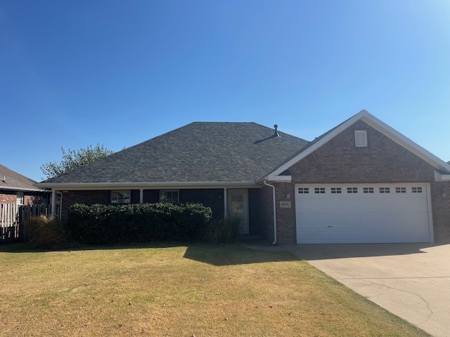 Nice 3 bedroom 2 bath close to Promenade, shopping and restaurants! Convenient to I49 and Walmart Amp. Large living room with vaulted ceilings and gas log fireplace. Good size back yard. Granite counter tops in kitchen, brick exterior. Washer and dryer are provided, owner will not be responsible for any repairs or replacement of the washer/dryer. Property is Agent owned.