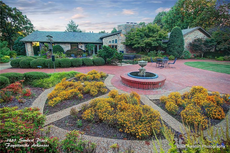 Private 4.48Ac estate tucked away just off Joyce Blvd. Elegant foyer, massive LR w vaulted wood ceilings & over-sized fireplace, huge FD, large library/office. Expansive eat-in kitchen with custom cabinetry, gameroom, sunroom, enormous laundry room. 2 circle-drives w porte-cocheres, extensive patios, pristine landscaping, 1Ac pond, 30x30 resort style gazebo, heated gunite pool. See list of amenities!