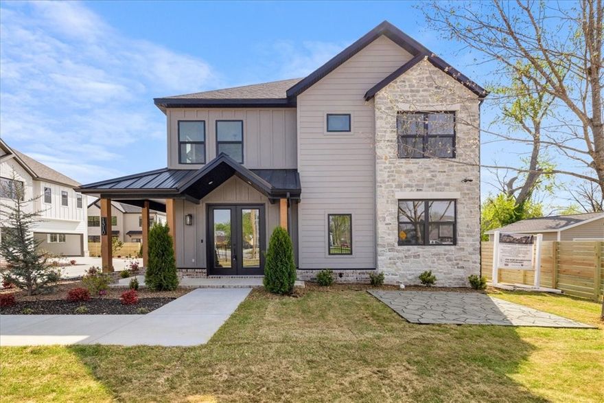 Welcome to this beautiful luxury pocket neighborhood, just a short walk or bike ride from the lively downtown Bentonville area. Enjoy easy access to scenic biking trails and the charming vibe of this highly desirable location. You'll be close to schools, parks, shopping, and dining—all within reach.
 This stunning custom-built home features five spacious bedrooms and 3.5 bathrooms, carefully designed for comfort and style. The chef’s kitchen is a dream come true, with top-of-the-line appliances, plenty of counter space, and elegant cabinetry—perfect for entertaining or everyday living. An open floor plan seamlessly connects the inviting living areas, filled with natural light and showcasing exceptional craftsmanship and attention to detail throughout. E-BIKE BUYER INCENTIVE added for any offer accepted between September 15, 2025 and October 15, 2025. Upon closing, buyer can select two e-bikes as a closing gift provided by the builder. Total for both bikes not to exceed $7,000.