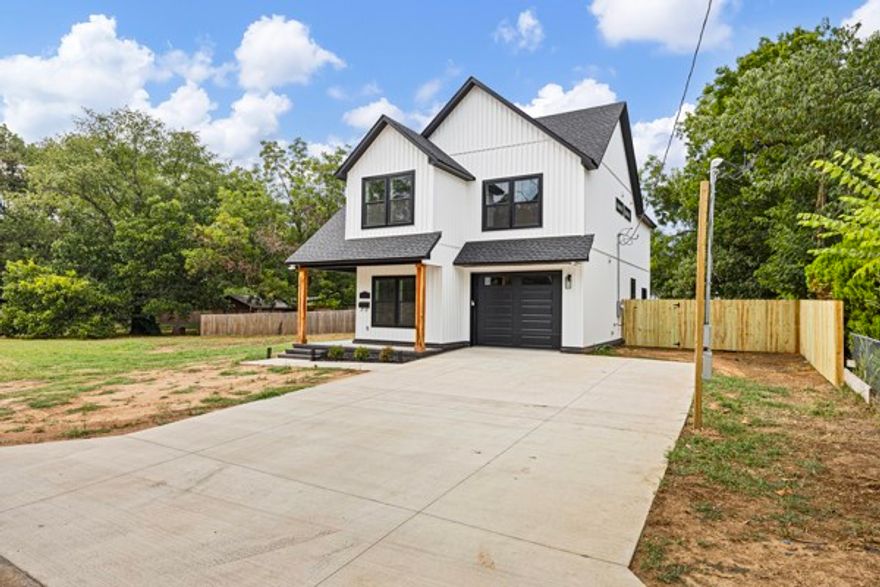 Welcome to 1000 W 3rd Place in Russellville, where modern design meets luxury living in this stunning new construction home. This one-of-a-kind, custom-built property offers 1,855 sq ft of thoughtfully designed space, featuring high-end finishes and a sleek black-and-white color palette throughout. From the rich wood flooring to the open-concept layout and soaring ceilings, every detail was crafted to impress. This two-story home includes 2 separate units and 4 beautifully designed bedrooms, making it perfect for multi-generational living or investment potential. The all-electric design not only supports a more sustainable lifestyle but also helps save on energy costs. Don’t miss the chance to own this unique, modern home with luxury touches in a prime Russellville location.