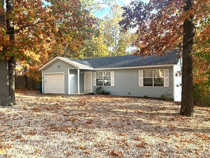 Convenient location, quick access to I49, shopping, restaurants, Wal Mart Home Office, Downtown Bentonville and more! 2 Bedrooms/2 full bathrooms. All appliances convey, including washer/dryer. Covered rear deck. Additional storage building. Bentonville Schools. No smoking. No animals. Tenant is responsible for lawn care.