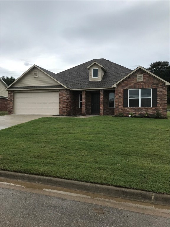 Come check out this brand new four bedroom, two bathroom home with a 2-10 Warranty! This home is located in a great, quiet neighborhood, with great schools, and only minutes away from the University of Arkansas and all NWA has to offer! This home is eligible for a $0 down RD loan. Ask how you can receive up to $5000 in closing cost paid if contracted by 10/31/18. Call today to check out this home before it is gone!