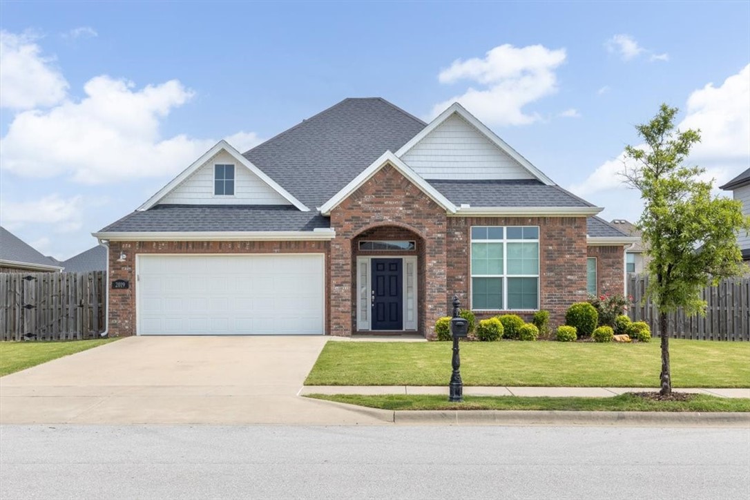 Welcome to an immaculate 3 bed/2 bath home in Chandler Run Subdivision. This all-brick single-level home features a desirable split floor plan with wood floors, granite counters, cathedral ceilings and a large, landscaped backyard with firepit. This home is located in the Pleasant Crossing district and is only a mile to the Pinnacle Promenade, Wal-Mart AMP, Top Golf and an abundance of walking/biking trails.