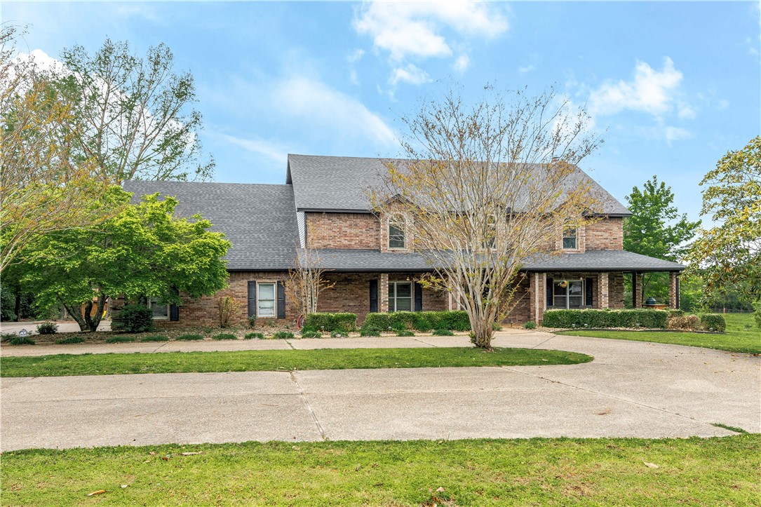 Wow! This is a "One of a kind" home! Location is unbelievable just outside of town but just a few minutes and you are at Penguin Ed's BBQ on Mission or the University of Arkansas. Massive amount of space inside and out!! This home features a beautiful kitchen that is completely "Open" to the large living room! This home is perfect for entertaining! Formal dining, study, laundry and extra bonus space(accessed from outside) are all on the first floor. Upstairs the kids have quite a dream space! 2 huge open rooms for games, living, etc including a wet bar and tons of storage! 3 bedrooms and 2 baths upstairs!! Outside this home does not disappoint! Complete with a saltwater pool that is heated! The land is beautiful with just enough trees for seclusion!! This place has just started being used as a nightly rental is having a lot of success! Amazing property at the right price!! Come see it and you will fall in love!
