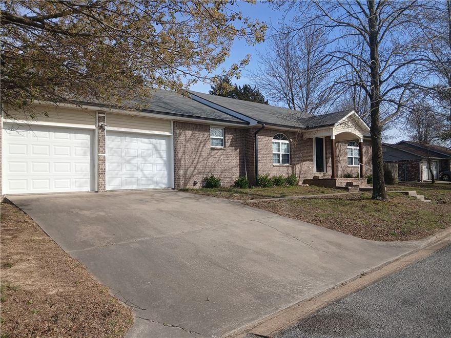 Welcome to this charming brick home nestled in a well-established neighborhood, offering both comfort and convenience. Built in 2000, this well-maintained residence features approximately 1,800 square feet of thoughtfully designed living space. Step inside to find a recently updated kitchen complete with beautiful quartz countertops and modern appliances, making it truly move-in ready. The spacious layout provides plenty of room for everyday living and entertaining with 3 bedrooms and 2 full baths. Enjoy the added bonus of an oversized two-car garage, perfect for extra storage or workspace. Outside, the fully fenced backyard offers privacy and a patio space for relaxing evenings or weekends cook outs. New roof  within the past five years, and the HVAC system replaced in the last 7 years, this home provides peace of mind along with timeless appeal. Don’t miss your opportunity to own this inviting home.