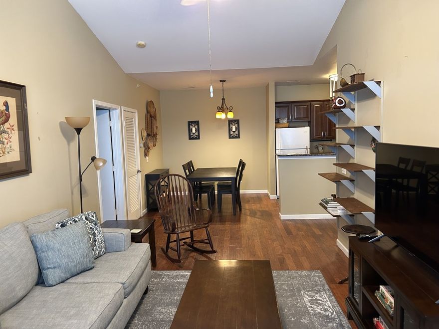 Notable features include a private garage, shared pool, gym, game room or club house.