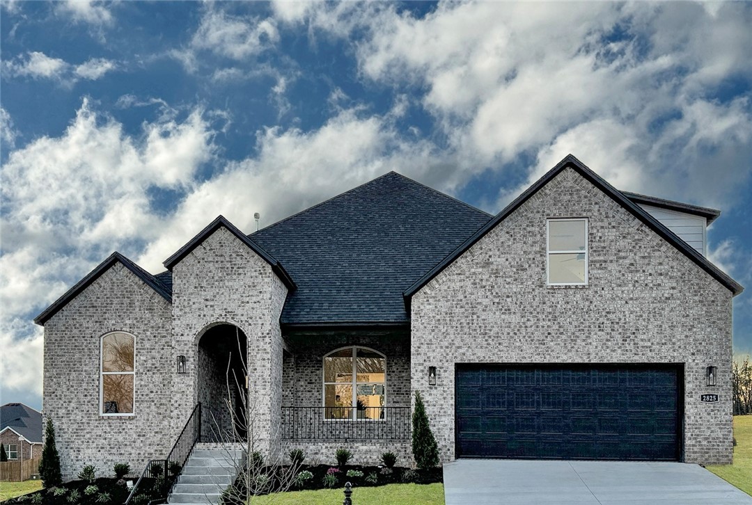 The charming Cooper Bonus plan in Hughmount, located in Fayetteville, Arkansas! The Cooper Bonus plan has 2600 square feet with 4 bedrooms, 3 baths. Use the 4th BR as a Study! This plan also includes a game room on the second floor! Game room area has a full bath and a Walk-in closet so this can be used as an extra bedroom! These brand-new homes boast 4-sided brick and LVP flooring. Upon entering, you will find a spacious living area featuring a gas fireplace with a poplar mantle. The kitchen will have 42-inch cabinets, lovely appliances and quartz countertops and tile backsplash. The Primary bedroom has a fabulous en suite, dual sinks, with a walk-in shower with tiled walls and a soaking tub! These homes feature LED lighting throughout, and a high efficiency AC with programmable Wi-Fi thermostat. Come find your dream home today! Taxes and Parcel TBD. Garage Door Opener!