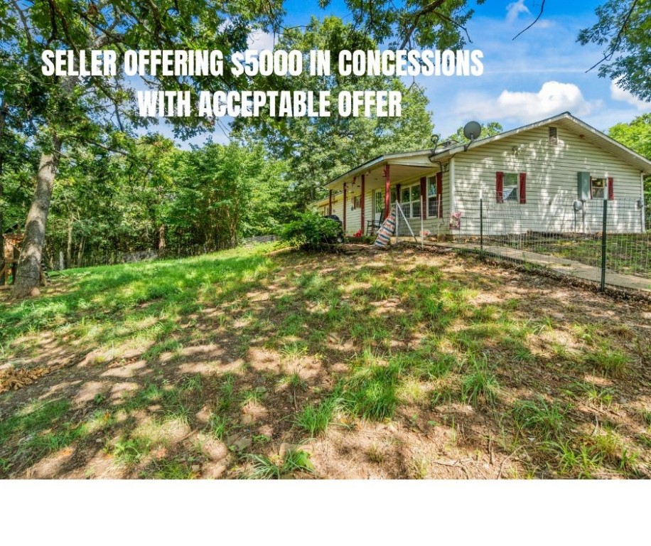 Motivated sellers! Seller agrees to offer a $5,000 seller concession to the buyer at closing, to be applied toward buyer's closing costs, prepaids, or other allowable expenses, subject to lender approval. Welcome to nearly 20 acres of beautiful, usable land along Highway 62 in Prairie Grove. This unique property offers the perfect blend of privacy, functionality, and outdoor appealāwhether youāre dreaming of a country homestead, a hobby farm, or an investment opportunity. Youāll find a mix of cleared level areas, gently rolling pasture, mature trees, and established trails ready to explore. Located just minutes from Bob Kidd Lake, this spot is ideal for fishing, kayaking, or relaxing by the water. Recent upgrades include new windows and HVAC (2021), plus all appliances will convey with the sale (please include in offer). A detached shed/shop provides added storage or workspace. With space to roam and endless potential, this land is ready for whatever vision you bring to life.