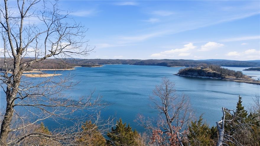 Surrounded by tony homes, this 1.5 acre lot offers breathtaking panoramic views of Beaver Lake!  Right on the water, and with a community boat slip spot nearby, this spectacular property is about 10 min from Hobbs State Park and 20 min from Downtown Rogers, and just a few minutes from Rocky Branch Marina. Paved roads all the way, water and electric at street, no mobile homes.  Lot is steep, but it's not stopping others from building. 
At 200k, this lot is priced to sell.  Spec plans and builder available.
