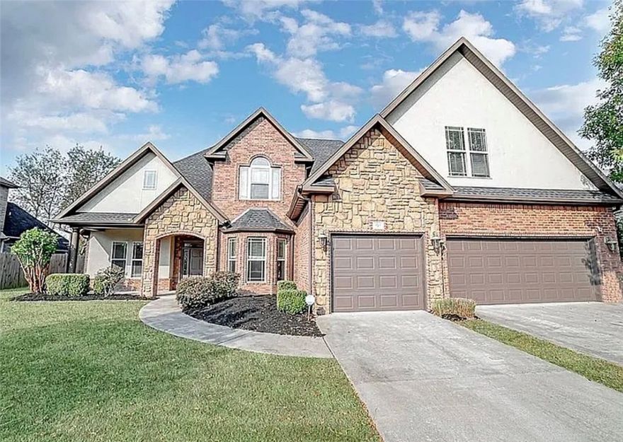 You know that feeling when a house just feels welcoming the moment you walk in? This beautiful SE Fayetteville home offers that and more. With 4 bedrooms and 3.5 baths, the layout was designed for both everyday living and effortless entertaining. Natural light pours through abundant windows, highlighting the open living spaces and two cozy fireplaces that make the home feel warm and inviting.

The kitchen features beautiful natural wood cabinetry, eat-in dining, and generous storage, while the hearth room offers built-in cabinetry perfect for gathering or quiet evenings at home. Each bedroom is spacious with large closets, and the versatile 4th bedroom can easily serve as a bonus or media room.

The primary suite offers a relaxing retreat with separate vanities, a jetted tub, and walk-in shower. Outside, enjoy the covered patio and porch, ideal for morning coffee or evening gatherings.