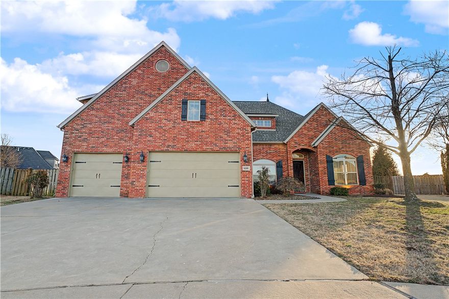 This newly remodeled 3-bed, 3-bath with optional 4th bed/bonus room offers spacious living in a desirable Northwest Arkansas neighborhood. Situated on a half-acre lot on a quiet cul-de-sac, the property provides both comfort and convenience with easy access to nearby shopping, dining, and community amenities. Recent improvements include new interior paint and a new roof, while additional features such as a central vacuum system, irrigation system, and excellent storage with attic access provide both convenience and functionality. The well-designed layout offers plenty of room for both relaxing and entertaining.