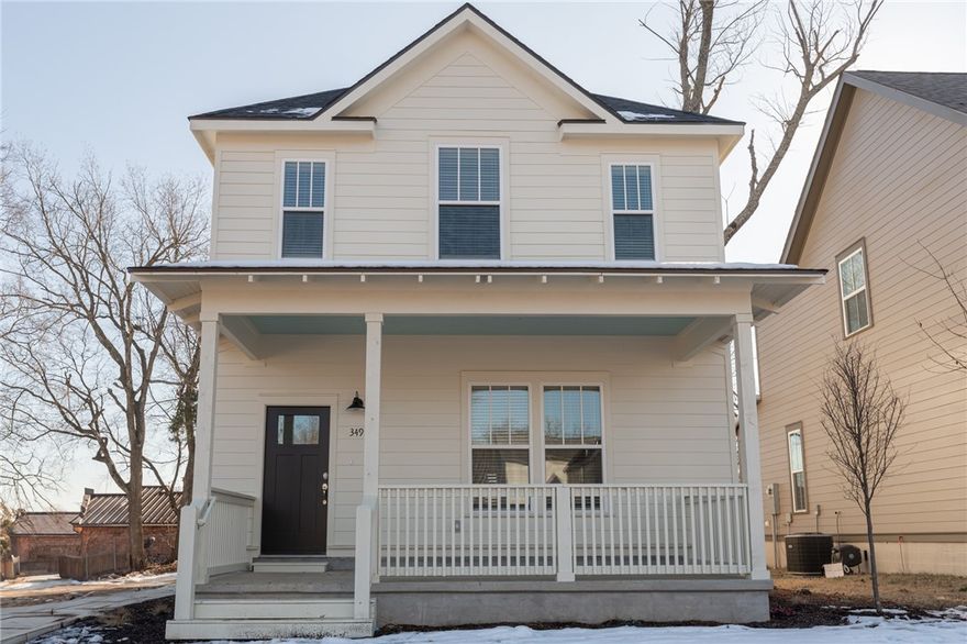 Beautiful new 3BR/3BA home near downtown, U of A, parks, trails and shopping. First floor has open living/dining/kitchen along with guest bedroom and full bath. Upstairs bedrooms each have their own bath with the primary bedroom having a large walk-in closet. Luxury vinyl plank flooring throughout. Enjoy the neighborhood green spaces, sidewalks and tree-lined streets to encourage walking and creating neighborhood connections. Owner occupancy is required in this subdivision, however HOA will allow parents to purchase homes for their kids, or investors doing longer term (12 mo or more) rentals.