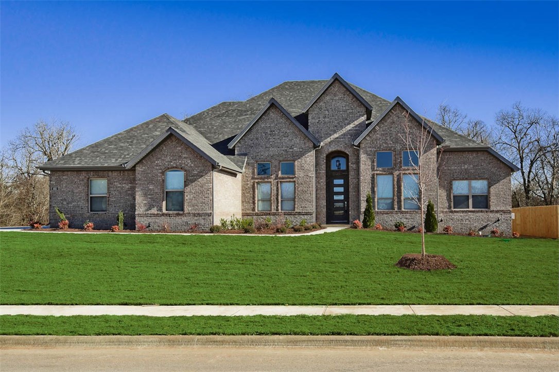 This 5 bedroom, 3.5 bath new construction house sits on a half acre lot! It has an open floor plan with vaulted ceilings in the living room. Kitchen has custom made cabinets, granite and a pot filler! The master closet is a mush have. Pictures are not of actual home, but similar plan and finish.