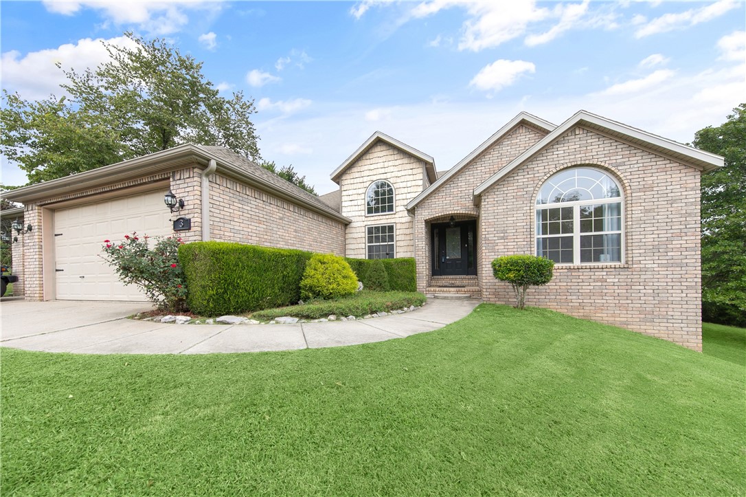 This delightful home offers approximately 1,633 SqFt of living space and features an oversized 3-car garage. Enjoy a split floor plan with large windows, elegant crown molding, a formal dining area, and a cozy gas/propane fireplace in the living room. The kitchen is equipped with granite countertops and ample cabinet space. The bathrooms boast stylish European vanities, while new flooring has been installed in the master bedroom, living room, and hallway. Step outside to a lovely backyard deck, a well-maintained yard with mature trees, rose bushes, and a small fenced side yard. Background and credit check required.