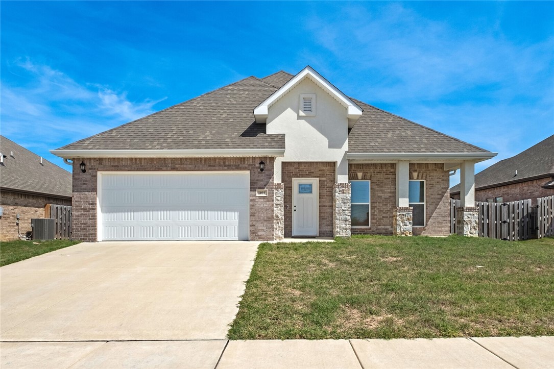 Beautiful home in the sought-after The Pines at Orchard Park subdivision in Centerton. This like-new 2022-built home features a spacious, light-filled layout with a desirable floor plan. The kitchen is the heart of the home, featuring a wide, extended breakfast island and a large walk-in pantry with generous storage and a window for natural light. Enjoy two versatile pocket offices—perfect for remote work or study—plus a dedicated office room and a fully enclosed, covered patio offering flexible space for work, play, or relaxation. Enjoy a spacious, level backyard that’s fully fenced and beautifully sodded—ideal for playsets, gardening, or simply unwinding in your private outdoor retreat. Washer, dryer, refrigerator, and Ring doorbell convey. Located near top-rated schools with easy access to Hwy 72 for a quick commute and convenient travel. Seller credit $5k for Closing costs.