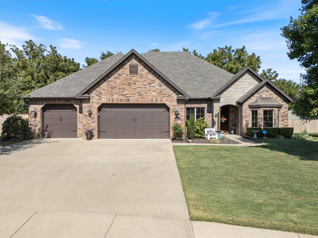 Stunning custom all brick 3,233 sf home on 3/4 acre professionally landscaped lot with sprinkler system and new privacy fence. Features include 4 bedrooms, 4.5 baths, 2 living areas, an office with gorgeous millwork, hardwood floors, crown molding throughout, an upstairs flex room (think office, extra bedroom or home gym!), tons of storage, cedar screened porch with vaulted ceiling, party gazebo, pool with full deck surround, 3 car garage with epoxy floors. The shop offers 1,800 sf of heated/cooled space with separate workshop area and storage, 2x6 insulated walls and insulated garage doors, full bathroom downstairs, epoxy floors, PLUS an 800 sf apartment above (open floorplan, kitchen/living area, bedroom, full bath). Endless possibilities for all your hobbies, toys, sports and interests ā donāt miss out!