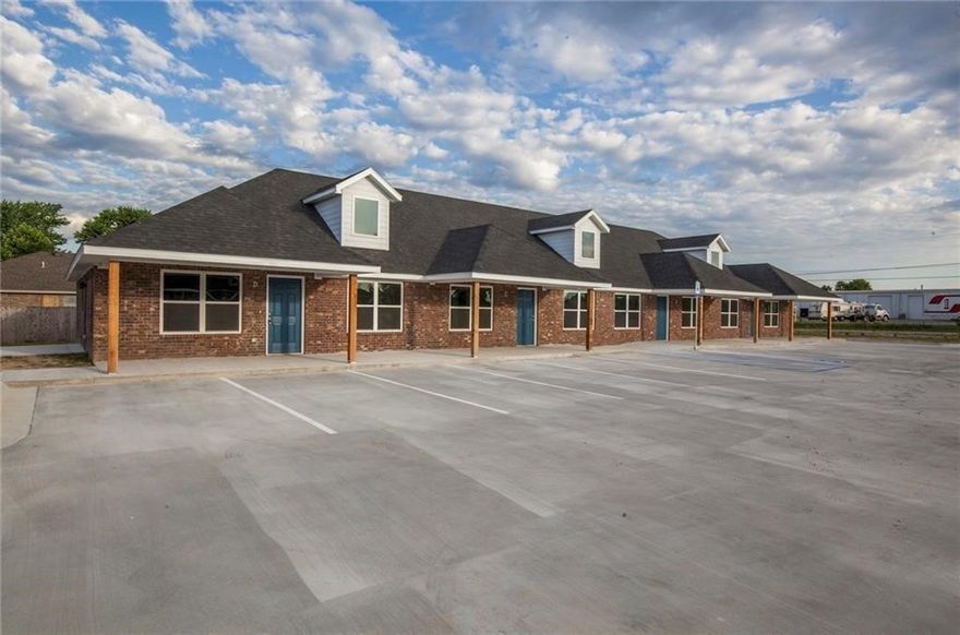 Close to the downtown hub, yet just far enough to enjoy the quiet community. These units are very nice in a great location. Beautiful wood look vinyl plank flooring throughout. Very large living room/Dining space gives plenty of room for entertaining guest. Laundry closet and large food pantry. Bedrooms are large with Primary boasting 2 closets and a full bath. This is a large 2-bedroom unit at a great price in an equally great location.