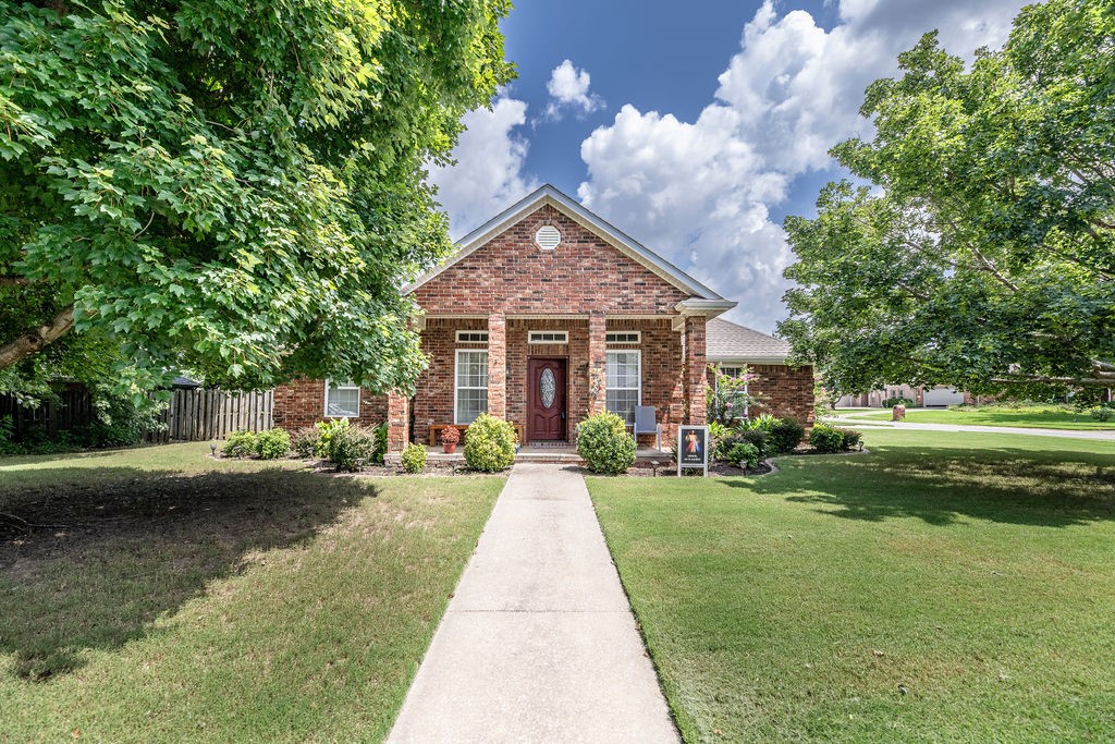 Welcome to this beautifully maintained all-brick 3-bedroom, 2-bathroom home located on a spacious corner lot in the desirable Valley View subdivision in Farmington! This home features a functional split floorplan, a generously sized living area with gas fireplace, and a large kitchen with an abundance of cabinets, counter space, and a walk-in pantry. The master suite features a large bedroom and oversized walk-in shower/spa with dual-headed shower. Step outside to your private backyard oasis, complete with a heated in-ground gunite pool, and a hot tub/spa to help you relax—perfect for entertaining or relaxing year-round. Enjoy outdoor living under the covered patio and take advantage of the side-entry 2-car garage and professional landscaping with meticulously-kept yard for added curb appeal and convenience. Don’t miss this unique opportunity to own a home that combines comfort, character, and affordable living!
